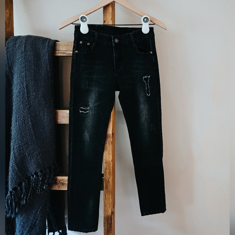 3/$20 Fredd Marshall Black Skinny Jeans (Youth 14)